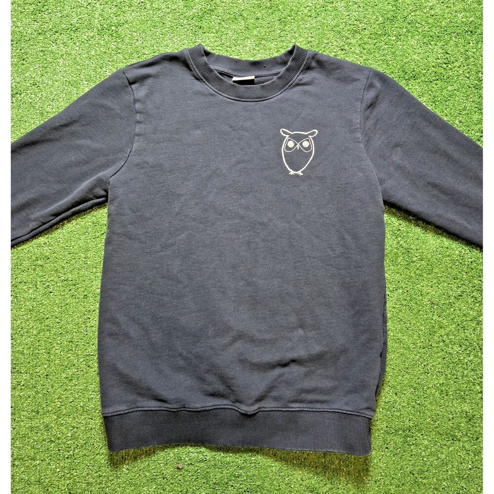 Knowledge Cotton Apparel Sweatshirt Blue Crewneck (Men's M)
